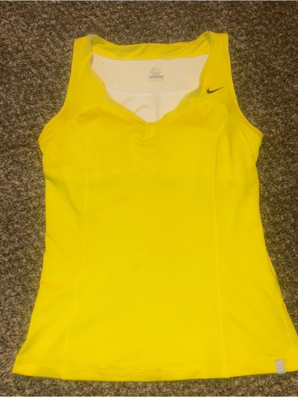 Nike Bright Yellow Women's Athletic Tank